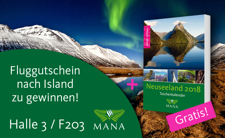 Fluggutschein nach Island im MANA-Verlag gewinnen