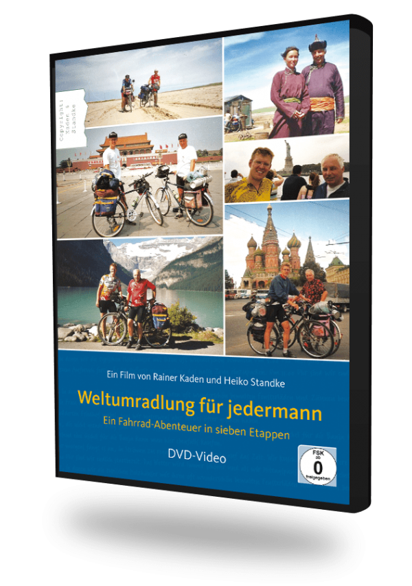 Weltumradlung für jedermann - Ein Fahrrad-Abenteuer in sieben Etappen, ein Film von Rainer Kaden und Heiko Standke
