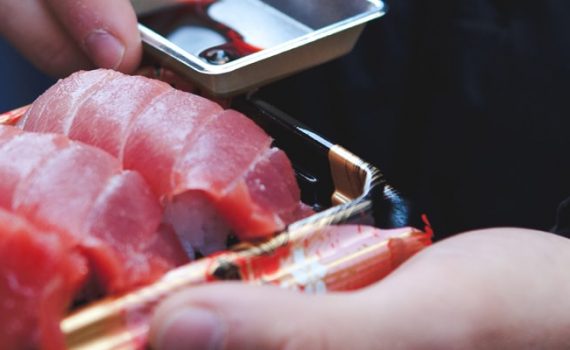 Tsukiji-Fischmarkt in Tokyo