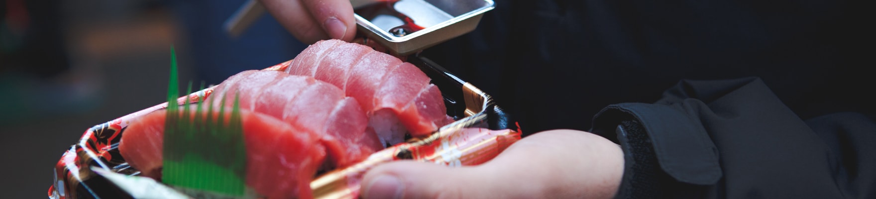 Tsukiji-Fischmarkt in Tokyo